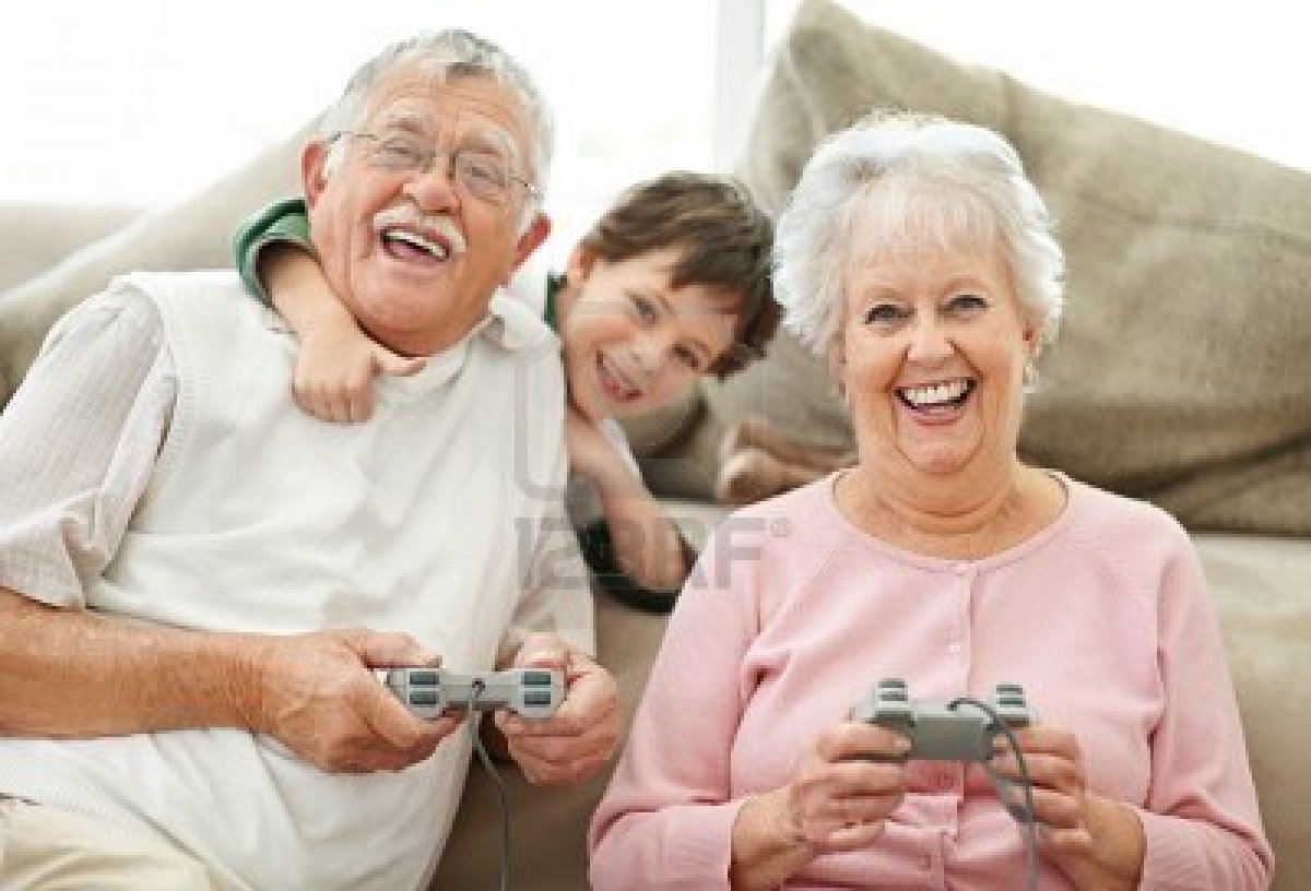 Old People Playing